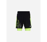 Asics Road Graphic 2n1 5in M - Short Running - Uomo - Nero XL