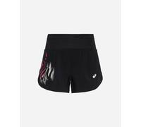 Asics Road Graphic 3.5in W - Short Running - Donna - Nero L