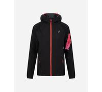 Asics Road Graphic Packable W - Giacca Running - Donna - Nero M