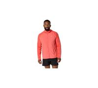 Asics road packable giacca antivento rosso uomo