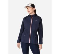 Asics Road Packable Jacket Blu L Donna