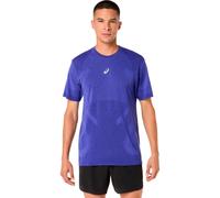 ASICS Road Seamless Camicia da corsa Uomini - blu, lilla