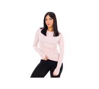 Maglia a maniche lunghe asics road seamless rosa da donna