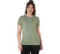 Asics Road Seamless Short Sleeve T-shirt Verde L Donna