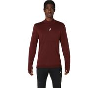 ASICS Road Winter Seamless Camicia da corsa Uomini-vino rosso