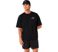 ASICS Runner Message Graphic Relaxed Tee Performance Black Male Size 2XL