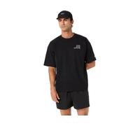 ASICS Runner Message Graphic Relaxed Tee Performance Black Male Size XS