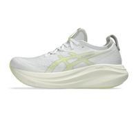 Asics Scarpe da Corsa da Uomo Gel-Nimbus 27, Bianco/Giallo Huddle, 46.5 EU