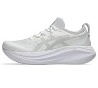 Asics Scarpe da Corsa da Uomo Gel-Nimbus 27, Bianco/Grigio Ghiacciaio, 46 EU