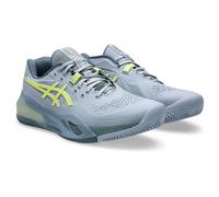 Scarpe da tennis da uomo Asics Gel-Resolution X Clay - grey blue/pistachio - Grigio (40,5)