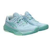 Scarpe Asics Gel Resolution X Blu chiaro/ Verde Oasis Donna - TERRA BATTUTA