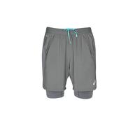 ASICS Short da Corsa Uomo ROAD 2in1 7 grigio | L