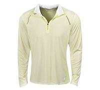 ASICS Shosha Maglia Maniche Lunghe 1/4 Zip Felpa Pullover Da Uomo, Lime