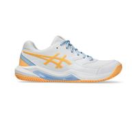ASICS Sicuro in campo Il GEL-DEDICATE™ 8 PADEL offre stabilità e una sensazione di flessibilità che consente di concentrarsi sul gioco. La tomaia di questa scarpa è dotata di sovrapposizioni in pelle