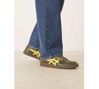 Asics - Skyhand OG - Sneakers verde oliva tela e giallo tai-chi 44