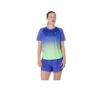 ASICS Road Fade Camicia da corsa Donna - blu, verde