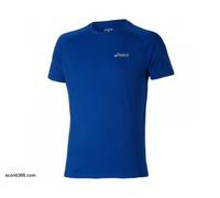 Asics T-Shirt SS Top, Uomo - Art. 110407-8129 (Airforce Blue Spiral) (Azzurro)