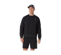 ASICS Track Club Heritage Crew - Neck Top Performance Black Unisex Size M