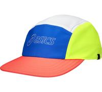 ASICS Track Club Performance Run 5 Panel Cap Brilliant White / Multi Unisex Size M/L