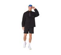 ASICS Track Club Relaxed Pullover Jacket Performance Black Unisex Size 2XL