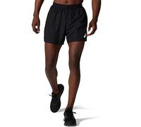 ASICS Uomini Core 5In Short Abbigliamento da Running Pantaloncini Performance Black/Graphite Grey - Nero XL