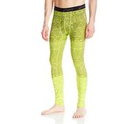 Asics Uomo Shori Compressione Stampata Tight, Neon Lime/Nero - Piccolo