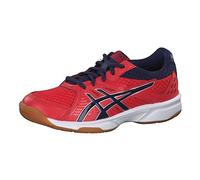Asics UPCOURT 3 GS Scarpe da Squash Unisex - Bambini, Rosso (Red Alert/Indigo Blue 600), 34.5 EU