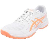 Scarpe da donna per badminton/squash Asics Upcourt 6 - white/vivid coral - Bianco (37,5)
