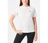 Maglietta Donna Asics Court Short Sleeve - Bianco (XL)