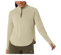 Asics - Women's Nagino Run 1/4 Zip L/S Top - Maglia da corsa L beige