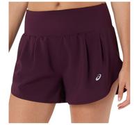 Pantaloncino Asics Road 3.5in Bordeaux Donna, Taglia L