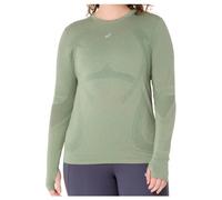 Maglia ASICS Road Seamless manica lunga verde argilla donna - S