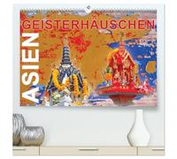 Asien Geisterhäuschen (hochwertiger Premium Wandkalender 2026 DIN A2 quer), Kunstdruck in Hochglanz: Tauchen Sie ein in die mystische Welt der ... und privaten Gärten aufgestellt werden.
