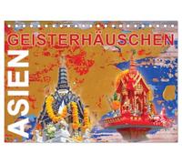 Asien Geisterhäuschen (Tischkalender 2026 DIN A5 quer), CALVENDO Monatskalender: Tauchen Sie ein in die mystische Welt der kunstvoll gestalteten ... und privaten Gärten aufgestellt werden.