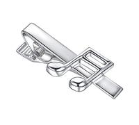 Asienice Fermacravatta da uomo in argento personalizzato per uomo gioielli regalo, 1.6*4.2cm, Metalli non ferrosi, Nessuna pietra preziosa