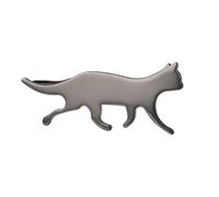Asienice Fermacravatta in argento da uomo Personalizzato fermacravatta animale testa di leone cervo gatto lupo cane gioielli da uomo per uomini, no, Metallo non prezioso, Nessuna pietra preziosa