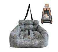Asiento Para Mascotas En El Automóvil - Impermeabile | Cama De Viaje Para Perros, Hebilla Ajustable, Almohadilla De Forro Suave, Correa De Arnés Segura, Transpirable Para Perro, Cojín Portátil