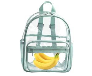 Asilo Zaino Trasparente, Borsa per Libri Trasparente Con Grande Capacità, 3 Colori Zaino Borsa per Libri Per La Scuola Primavera/Medio Questo Trasparente Ha Una Maniglia, Una S