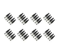 Asinfter 40PCS 5,5 mm x 2,5 mm jack di alimentazione DC spina adattatore connettore adattatore