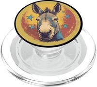 asino confuso con un'espressione divertente per una risata PopSockets PopGrip per MagSafe