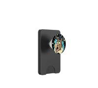 Asino dall'aspetto confuso per un appello divertente e giocoso PopSockets PopWallet per MagSafe