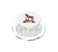 Asino No Kings per sostenitori politici PopSockets PopGrip per MagSafe