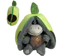 Asino Peluche Che Respiras, Peluche Asino Addormentato Per Alleviare ansia, Peluche Calmante Che Respiras Realistici Con Luci Musicali E Respirazione Ritmic, Compagni Di Sonno Per Ragazze E Ragazzi