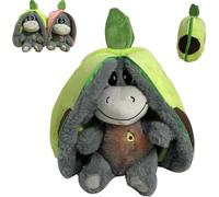 Asino Peluche Respirabile,asino Di Peluche Addormentato,asino Che Respira,peluche Che Respira,Generico Breathing Plush Donkeys, Peluche Asino Che Respira,Asino Che Resp-ira-Verde