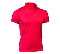 Asioka 08/13 N Polo Tecnico Tinta Unita A Maniche Corte, Unisex Bambini, 08/13N, Rosso, 5XS (4-6)