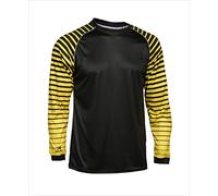 Asioka 157/17 Maglietta da Portiere a Maniche Lunghe, Unisex Adulto, Unisex Adulto, 157/17, Nero/Giallo, M