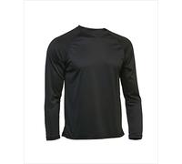 Asioka 300/14, Maglietta Sportiva a Maniche Lunghe Unisex-Adulto, Nero, L