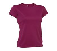 Asioka 356/16 Maglietta Tecnica a Maniche Corte, Donna, Donna, 356/16 Fuxia L, Fucsia, L