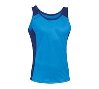 ASIOKA Elba T Shirt, Blu Medio, XS Uomo