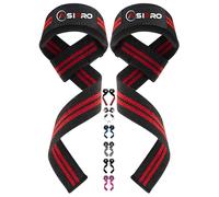ASIPRO Straps Palestra Uomo & Donna Fascette Palestra per Stacchi Polsini Palestra Polsiere Palestra Cinghie Sollevamento Pesi Lifting Straps Wrist Wraps fasce Polsi Palestra Fasce Palestra Gym Straps